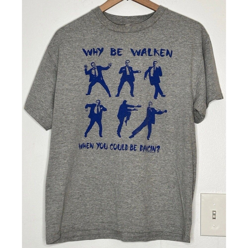 Vintage Delta Pro Oxymoron T Shirt Large Why Be Walken When You Could Be Dancin’